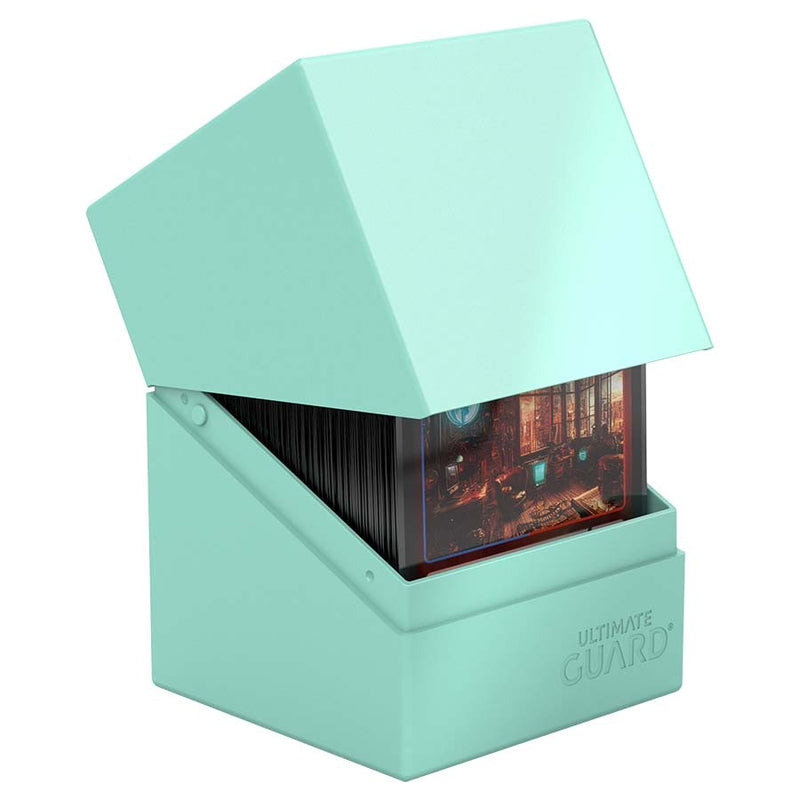 Ultimate Guard Boulder 100+ Deck Case - Solid Pastel Mint Green