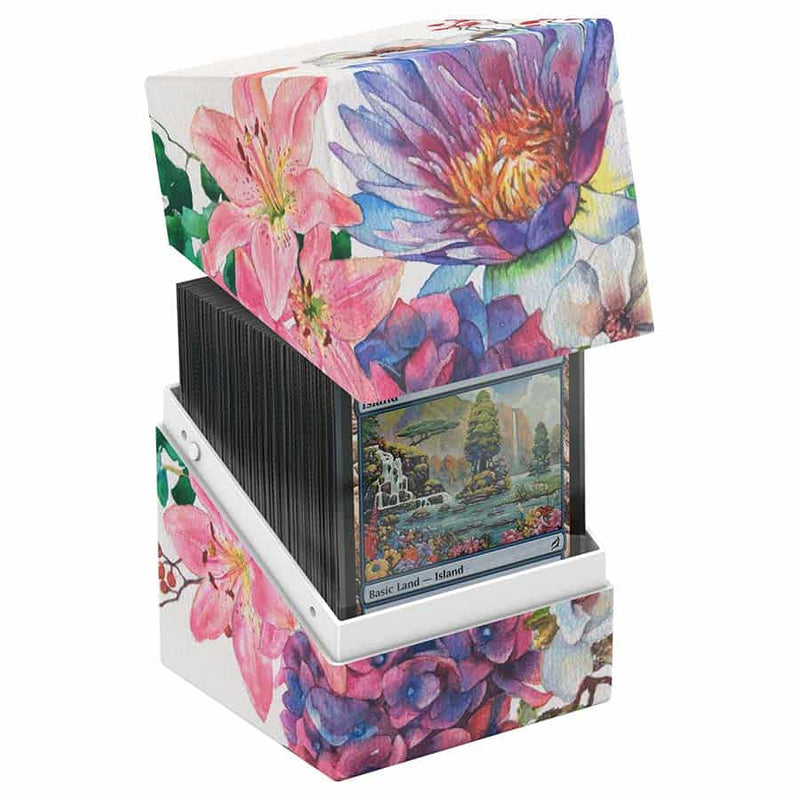 Ultimate Guard Return to Earth Boulder 100+ Deck Box - Floral Places Lotus Bloom