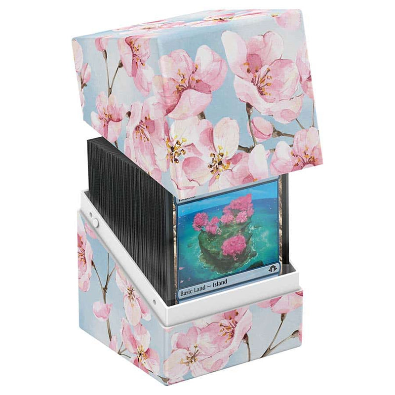 Ultimate Guard Boulder 100+ Deck Box - Floral Places Cherry Blossom