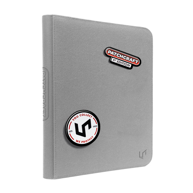 Ultra PRO PATCHCRAFT Zippered 9-Pocket PRO-Binder Gray