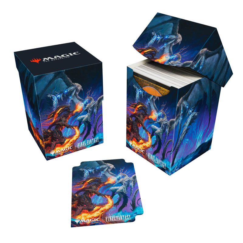 Ultra PRO Magic: The Gathering Final Fantasy Bahamut and Ifrit 100+ Deck Box