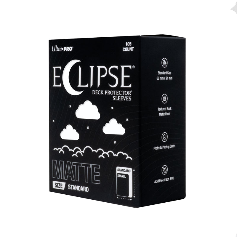 Ultra PRO ECLIPSE Matte Standard Deck Protector Sleeves Arctic White 105ct