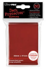 Ultra Pro Sleeves: Standard - Red 50CT