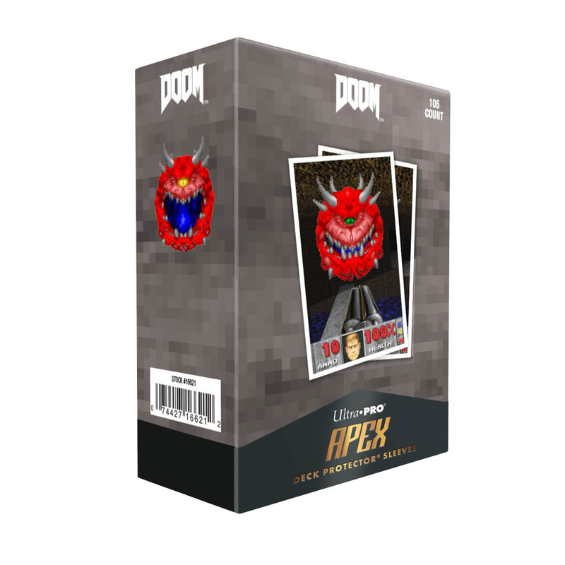 Ultra PRO APEX Deck Protector Sleeves DOOM Cacodemon 105ct