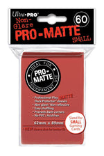 Ultra Pro Sleeves: Japanese Pro-Matte - Small Red 60CT