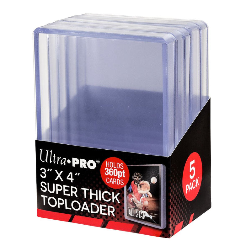 Ultra PRO Standard 3 x 4-Inch 360PT Top Loader (5-Pack)