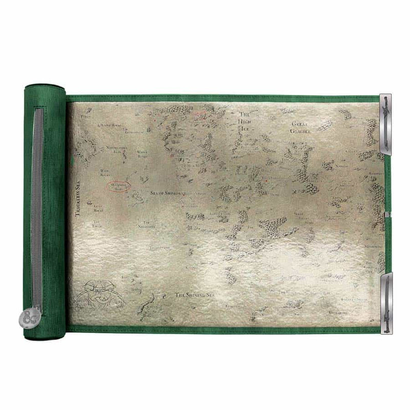 Ultra Pro Dungeons & Dragons Premium Dice Scroll Map - Drizzt and the Forgotten Realms