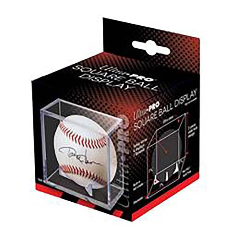 Ultra Pro Baseball Clear Square Display Case - 3-Prong Cradle