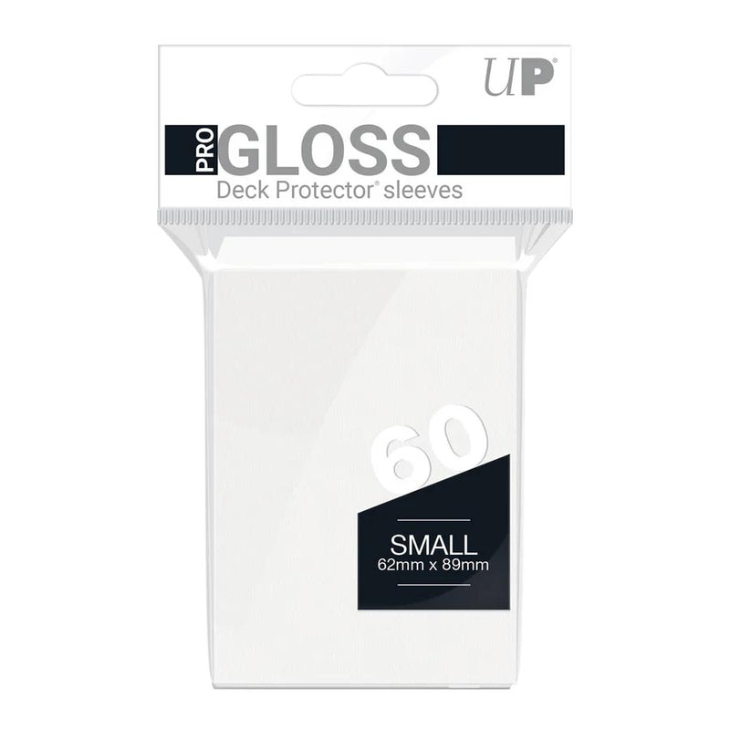 Ultra Pro PRO-Gloss Small Deck Protector Sleeves (60 Count) - White