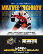 Upper Deck Series 2 Launch Party & Live Signing with Matvei Michkov