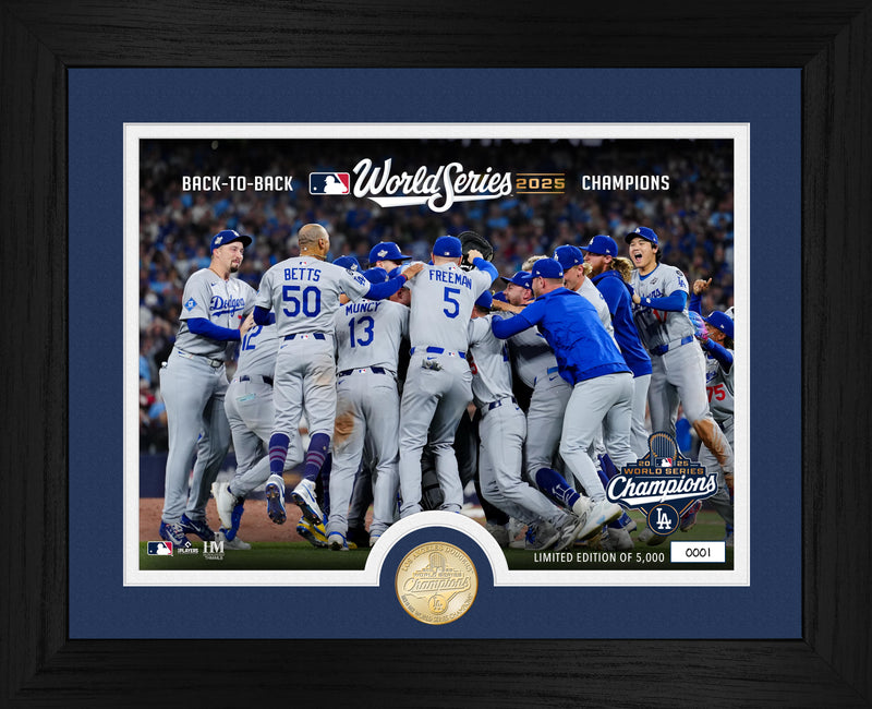 Highland Mint Los Angeles Dodgers 2025 World Series Champions Bronze Coin Photo Mint - Limited Edition /5,000