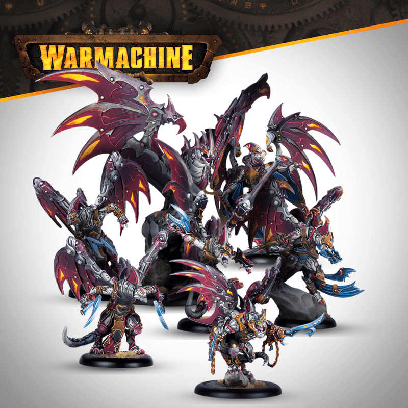 Warmachine Khymaera Shadowflame Shard Command Starter - Hard Plastic