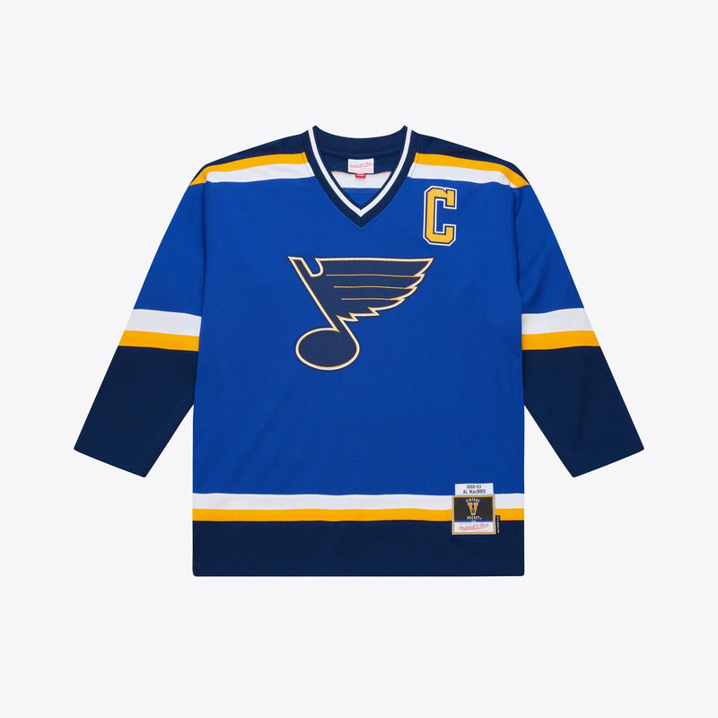 Mitchell & Ness Al Macinnis St. Louis Blues 2002-03 Blue Power Play Jersey