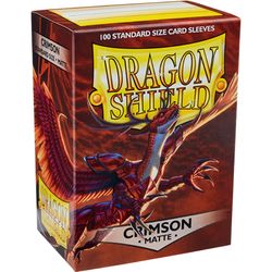 Dragon Shield Matte Sleeves (100 Count) - Crimson
