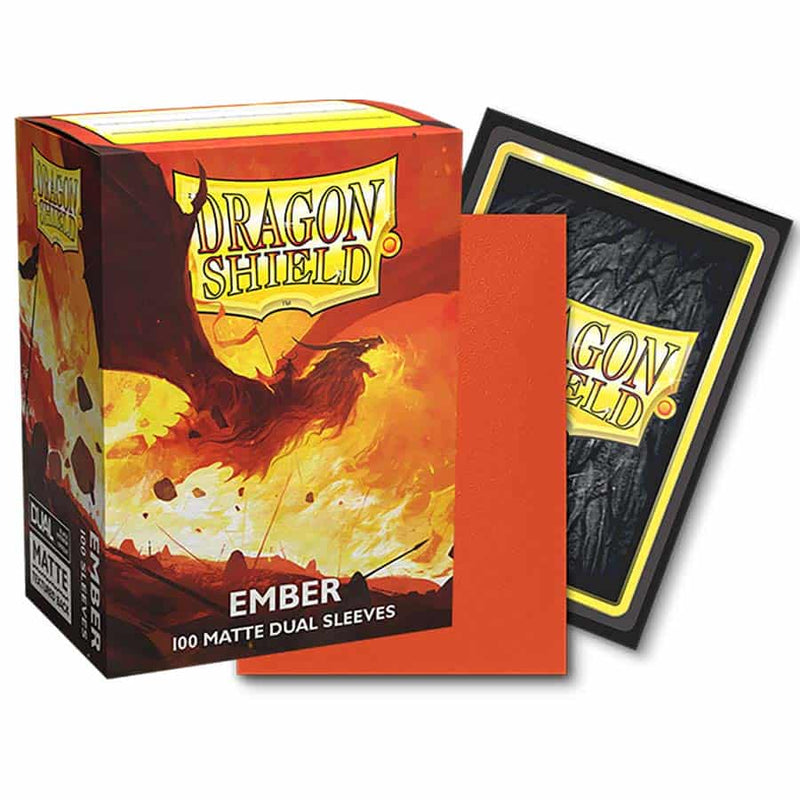 Dragon Shield Dual Matte Sleeves (100 Count) - Ember