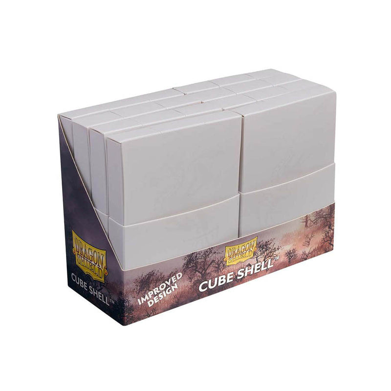 Dragon Shield Cube Shell Deck Boxes (8 Count) - Ashen White