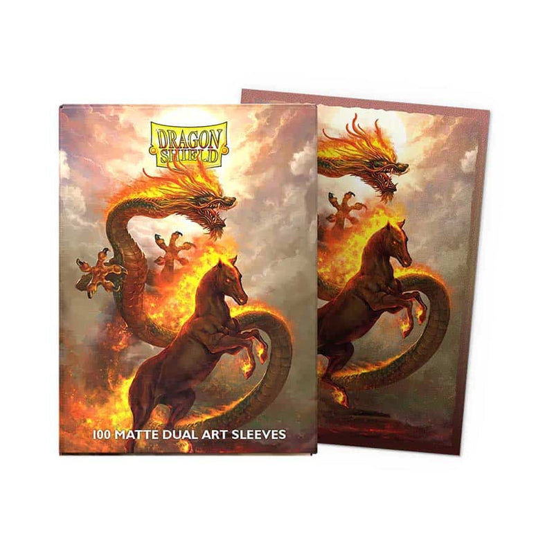 Dragon Shield Dual Matte Art Sleeves (100 Count) - Year of the Fire Horse