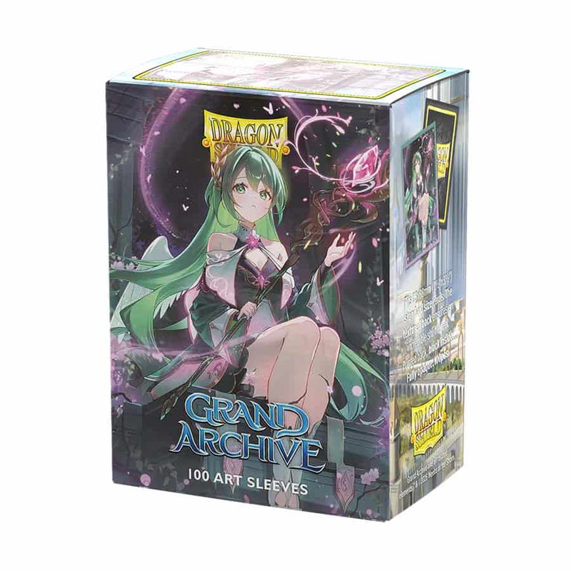 Dragon Shield Grand Archive Matte Dual Art Sleeves - Ariel, Archangel of Natura (100 Count)
