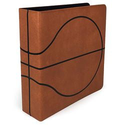 BCW Premium Basketball Card Binder (3-Inch) - Brown