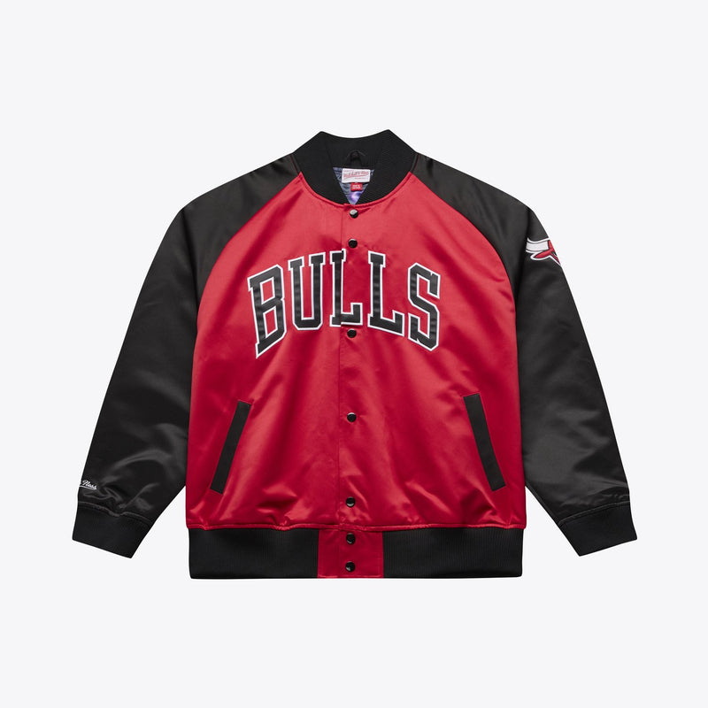 Mitchell & Ness Derrick Rose Chicago Bulls Red/Black Player Lightweight Satin Full-Snap Jacket
