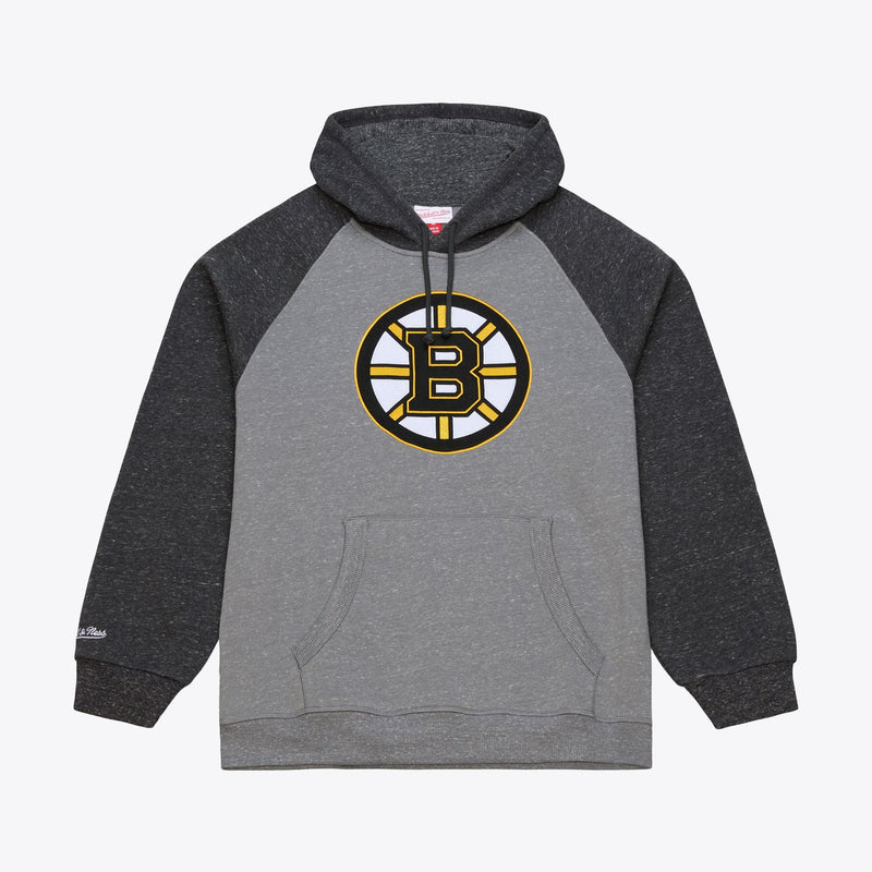 Mitchell & Ness Boston Bruins Gray/Black Winning Streak Fleece Hoodie