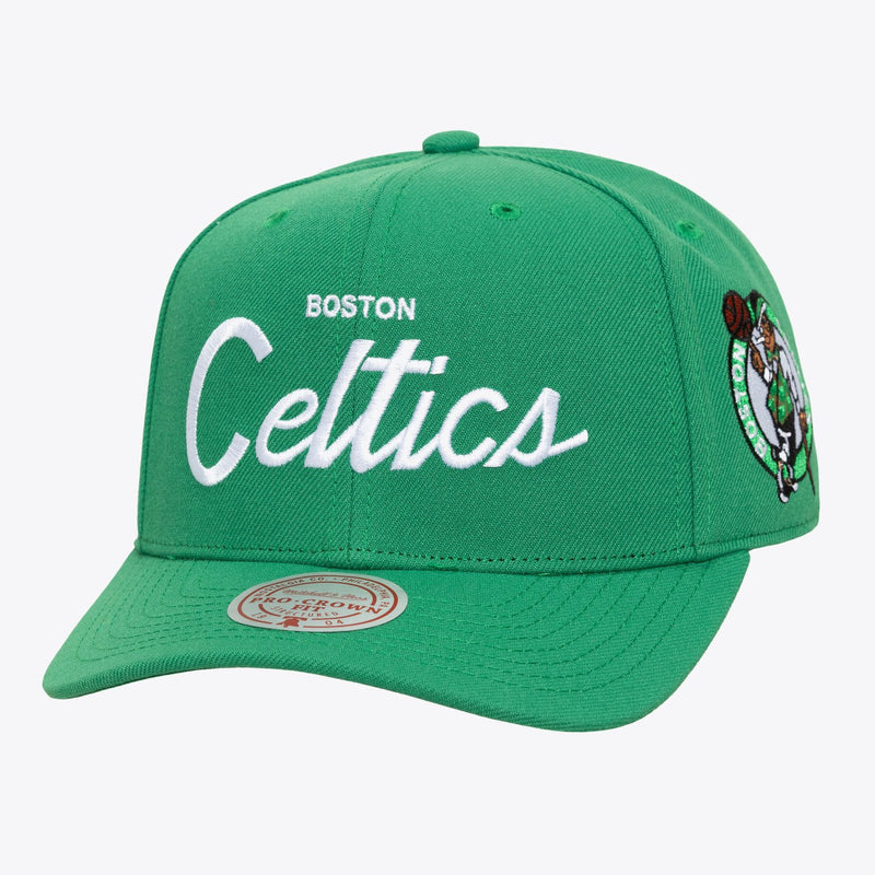 Mitchell & Ness Boston Celtics Kelly Green Head Coach Pro Crown Snapback Hat
