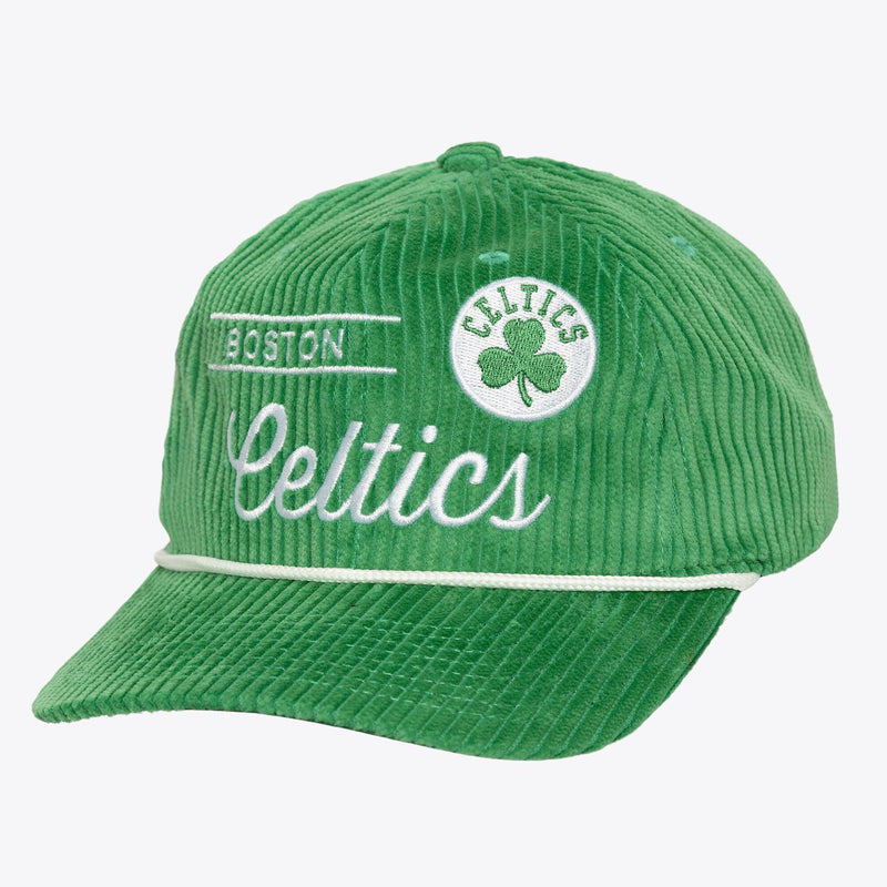 Mitchell & Ness Boston Celtics Kelly Green Old School Snapback Hat