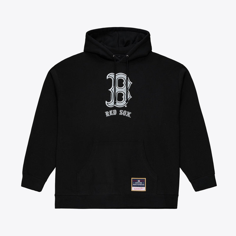 Mitchell & Ness Boston Red Sox Black Chrome Hoodie