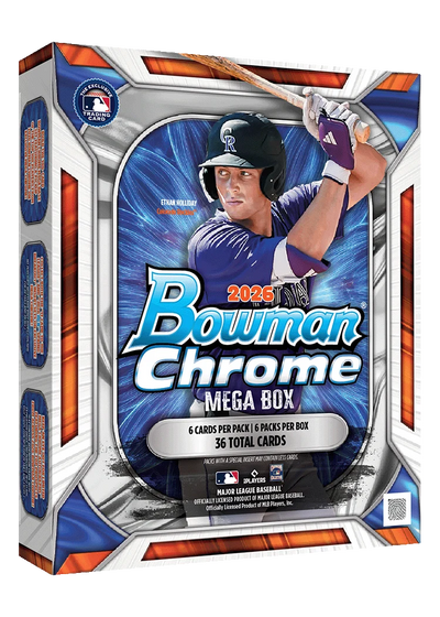 2026 Bowman Chrome Baseball Mega Box