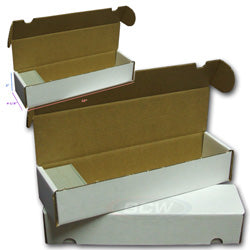 BCW 800-Count Single Row Card Storage Box - Bundle of 50