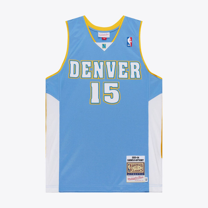 Mitchell & Ness Carmelo Anthony Denver Nuggets 2003-04 Powder Blue Authentic Jersey