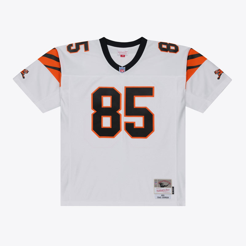 Mitchell & Ness Chad Johnson Cincinnati Bengals 2001 White Legacy Jersey