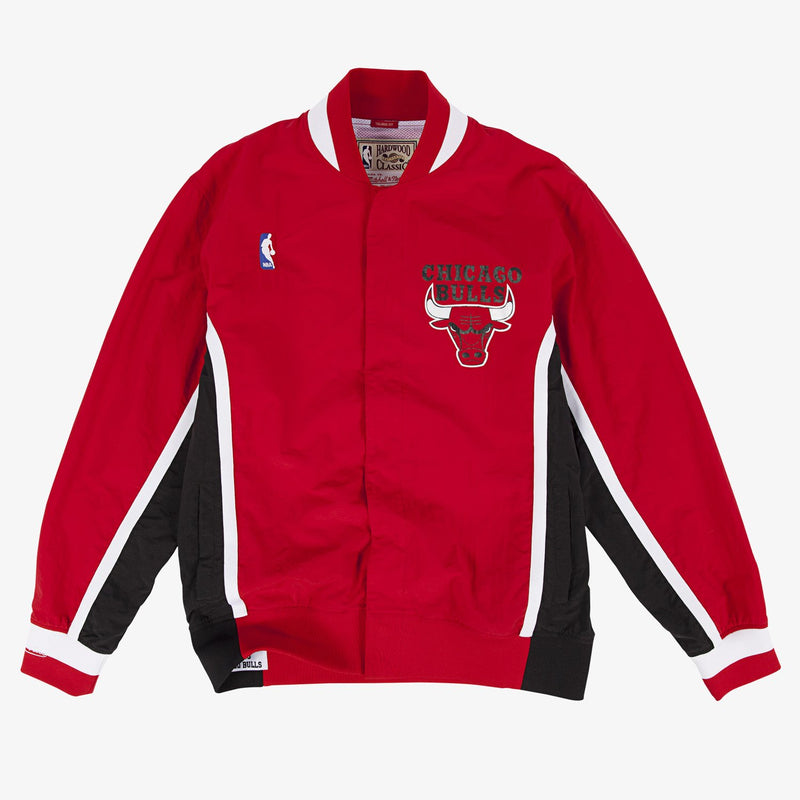 Mitchell & Ness Chicago Bulls 1992-93 Red Authentic Full-Snap Warmup Jacket