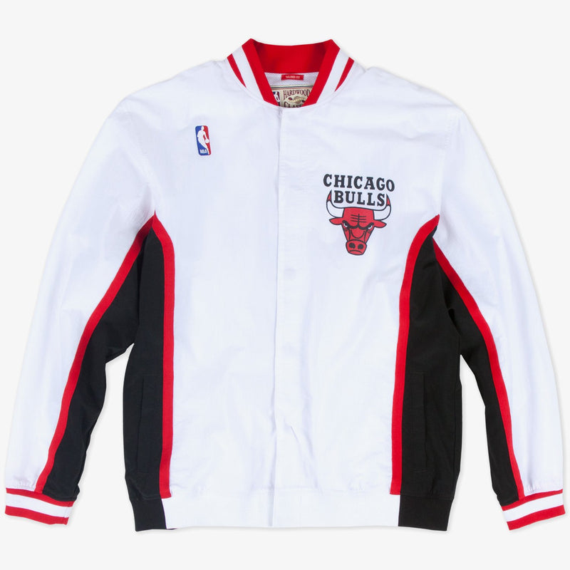 Mitchell & Ness Chicago Bulls 1992-93 White Authentic Full-Snap Warmup Jacket