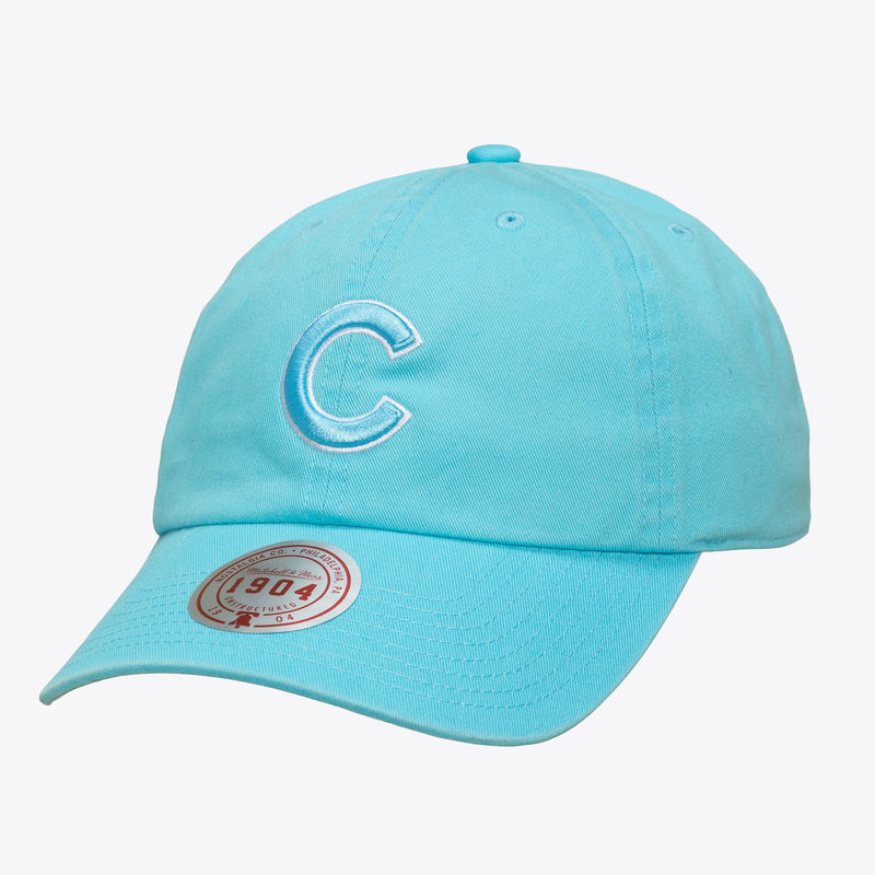 Mitchell & Ness Chicago Cubs Light Blue Pastel Dreams 1904 Dad Adjustable Hat