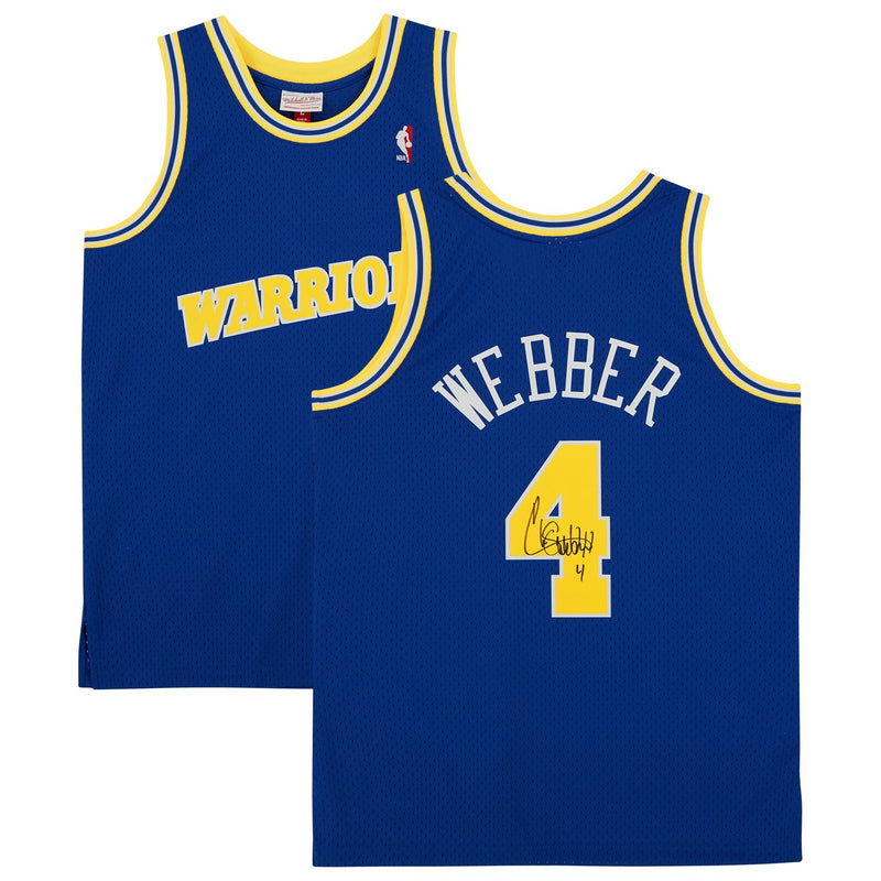 Chris Webber Golden State Warriors Autographed Fanatics Authentic Royal 1993-94 Mitchell & Ness Swingman Jersey