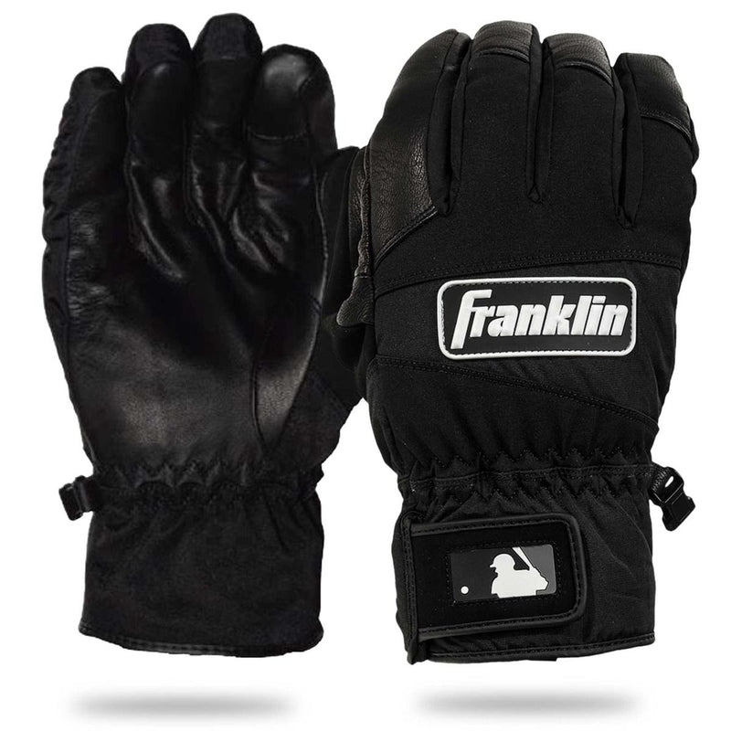 Franklin Sports Coldmax Winter Batting Gloves - Black