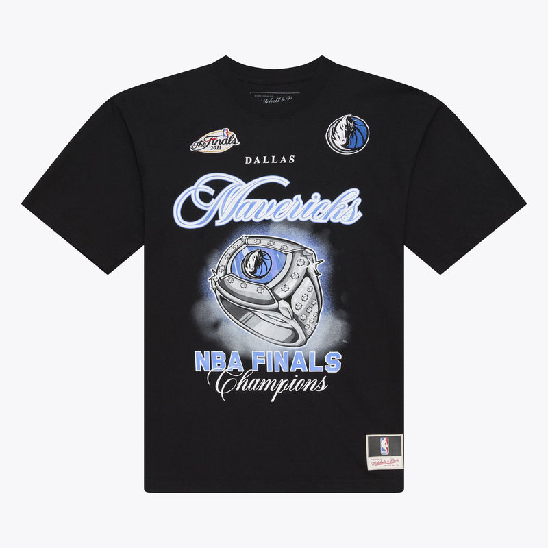 Mitchell & Ness Dallas Mavericks Black Legacy Made T-Shirt