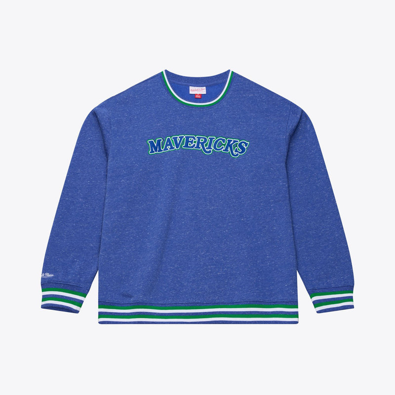 Mitchell & Ness Dallas Mavericks Blue Winning Streak Fleece Sweatshirt