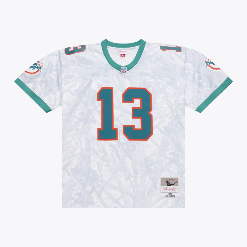Mitchell & Ness Dan Marino Miami Dolphins 1994 White Ghosted Fashion Jersey