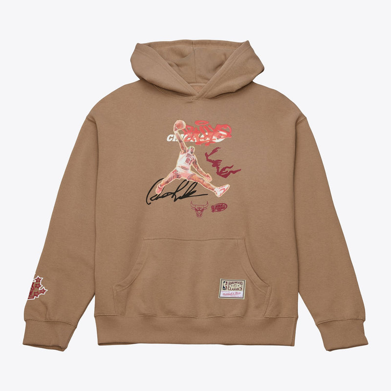 Mitchell & Ness Dennis Rodman Chicago Bulls Tan Don't Mean a Thing Without the Ring Hoodie