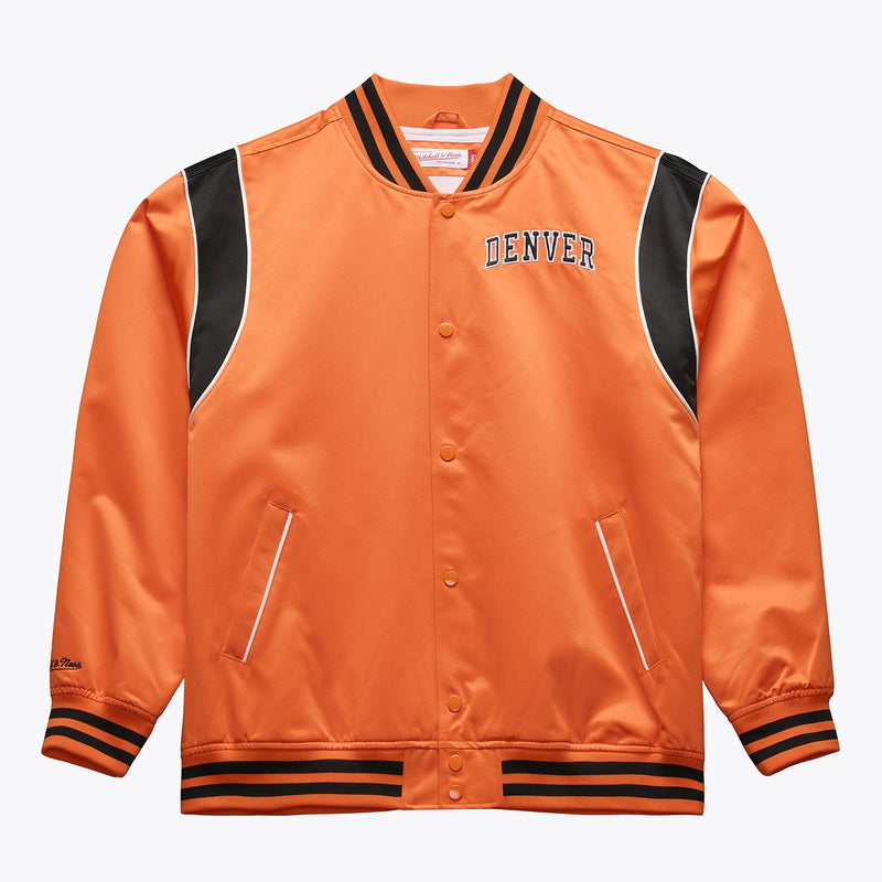 Mitchell & Ness Denver Rockets Orange ABA Lightweight Satin Full-Snap Jacket