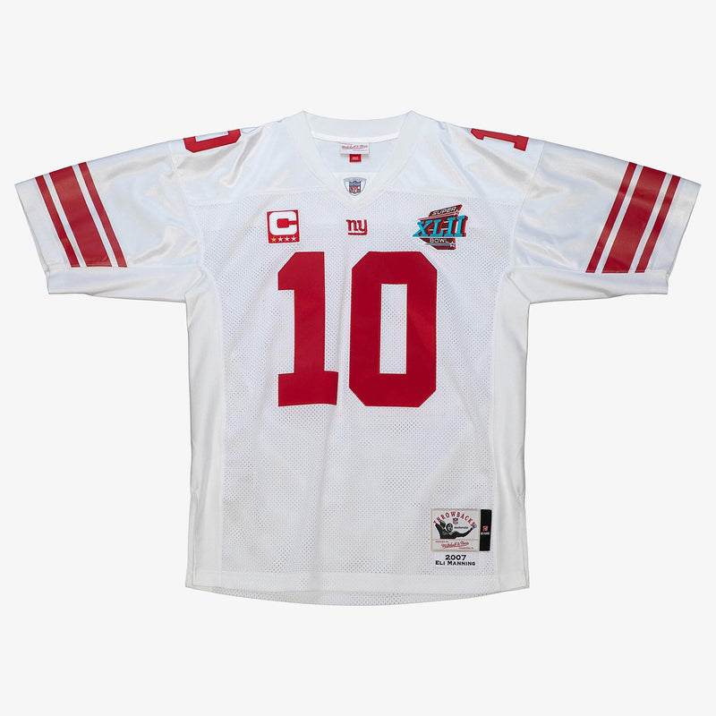 Mitchell & Ness Eli Manning New York Giants White 2007 Authentic Jersey