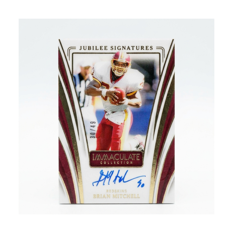 2024 Immaculate Collection Brian Mitchell Jubilee Signatures Auto #JS-BML /49