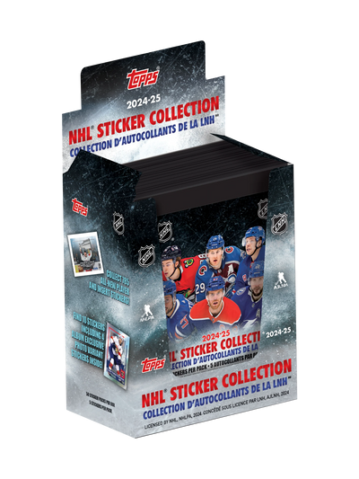2024-25 Topps NHL Sticker Collection Sticker Box