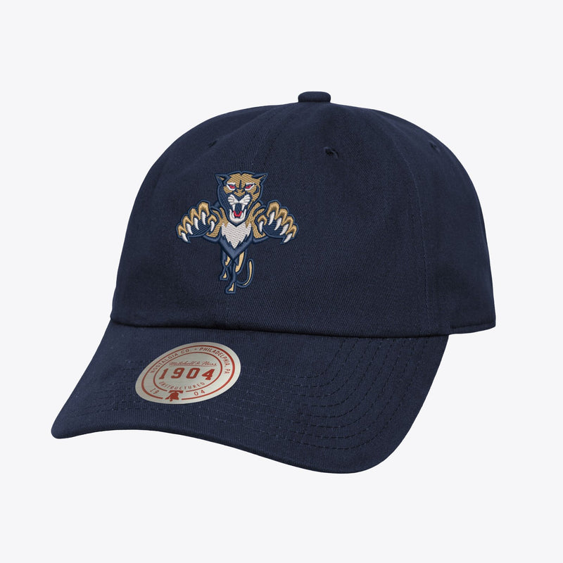 Mitchell & Ness Florida Panthers Navy 1904 Adjustable Dad Hat