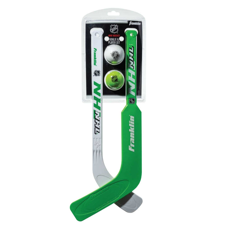 Franklin Sports Mini Hockey Goalie and Player Stick and Ball Set
