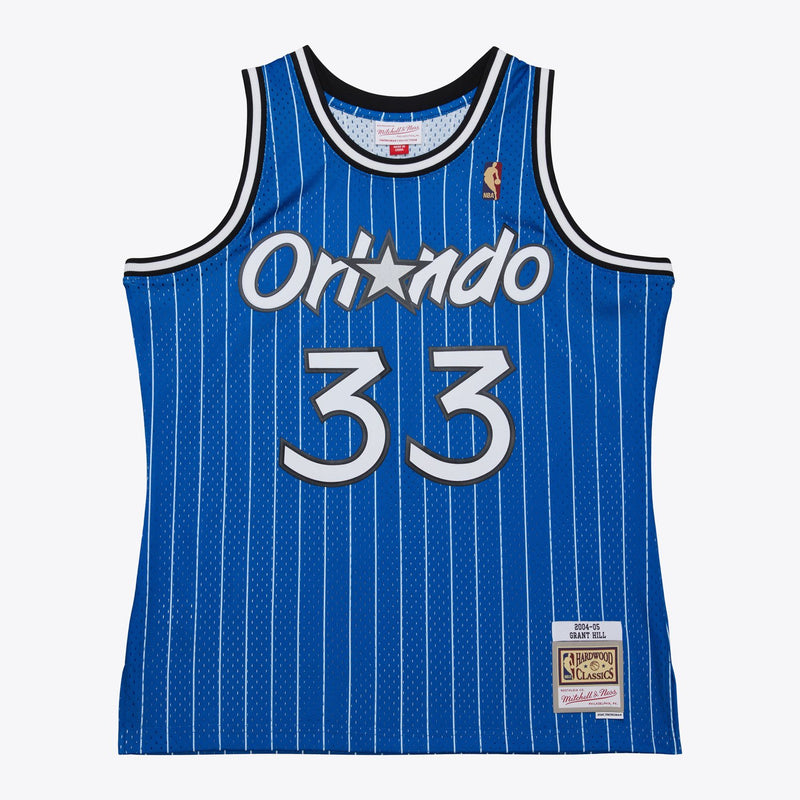 Mitchell & Ness Grant Hill Orlando Magic 2004-05 Blue Swingman Jersey