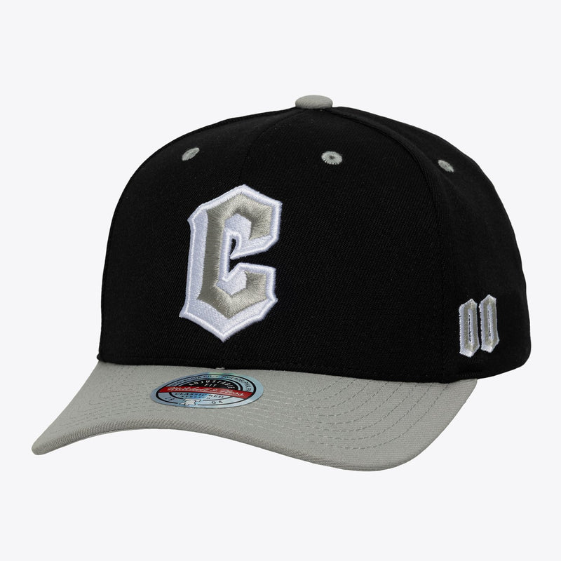 Mitchell & Ness M&N x COOTIE PRODUCTIONS Black/Gray Stretch Snapback Hat