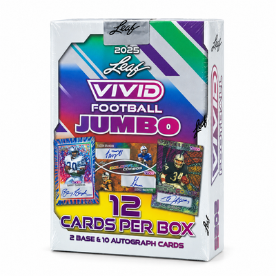 2025 Leaf Vivid Football Jumbo Box